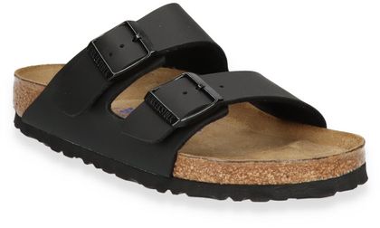 Birkenstock ARIZONA Damen-Pantoletten 591001763032 (Schwarz)