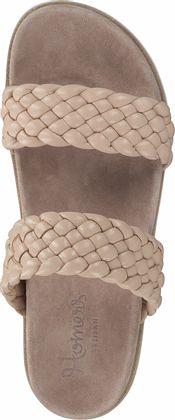 Homers Damen-Pantoletten aus Leder 180300951560 (Rosa)