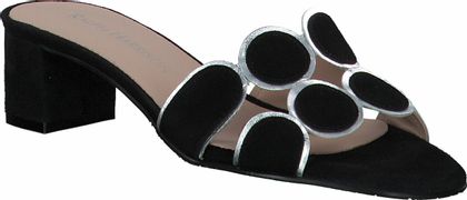 Ralph Harrison Damen-Pantoletten aus Leder 181002909592 (Schwarz)