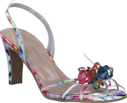 Konstantin Starke Damen-Sandalen 185783909580 (Weiß/Bunt)