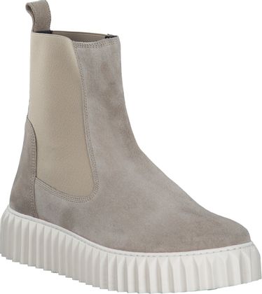 Voile Blanche Chelsea Boots für Damen aus Leder 102302968166 (Beige)