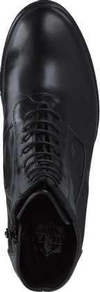 Trumans Damen-Schnürboots aus Leder 109001969576 (Schwarz)