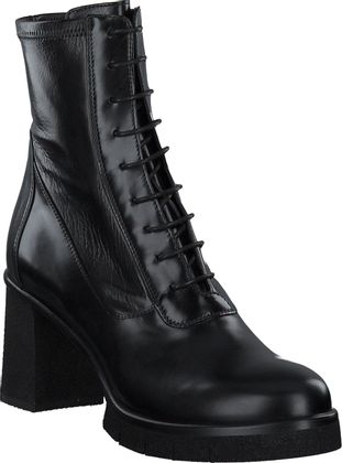 Trumans Damen-Schnürboots aus Leder 109001969576 (Schwarz)