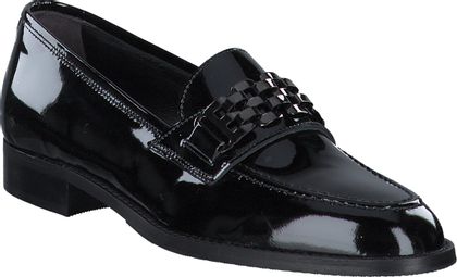 Konstantin Starke Damen-Slipper aus Leder 100003970402 (Schwarz)