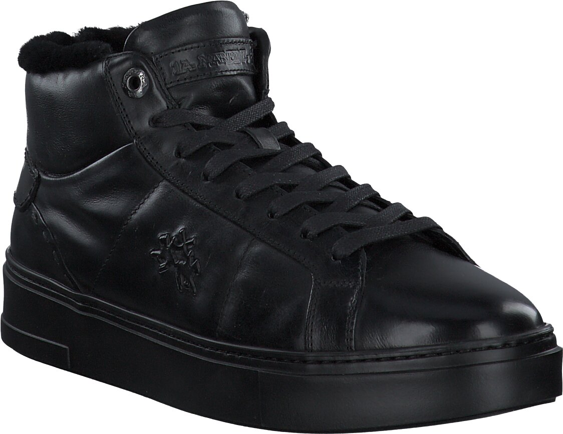 La Martina Winter-Schnürboots für Herren 291001968663 (Schwarz 