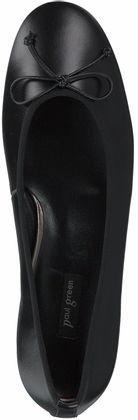 Paul Green Damen-Ballerinas aus Leder 103001153928 (Schwarz)