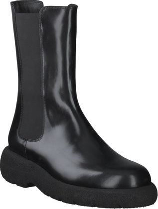 Trumans Chelsea Boots für Damen aus Leder 102001969722 (Schwarz)