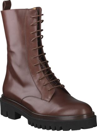 Trumans Damen-Schnürboots aus Leder 102221969599 (Braun)
