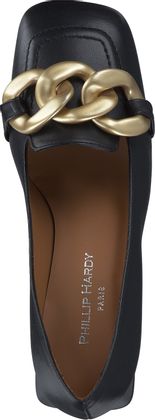 Phillip Hardy Pumps aus Leder 121001970578 (Schwarz)