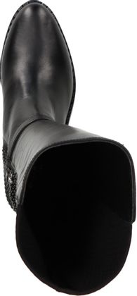 Phillip Hardy Damen-Langschaftstiefel 195001970232 (Schwarz)