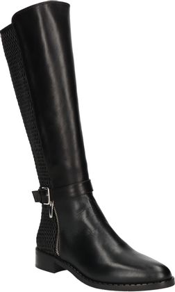 Phillip Hardy Damen-Langschaftstiefel 195001970232 (Schwarz)