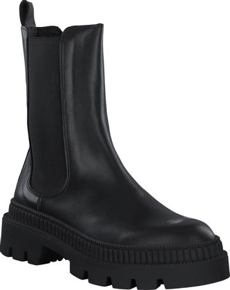 Shirley Mae Chelsea Boots für Damen aus Leder 102001970785 (Schwarz)
