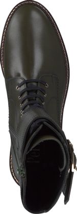 Pertini Damen-Schnürboots aus Leder 105691968477 (Oliv)
