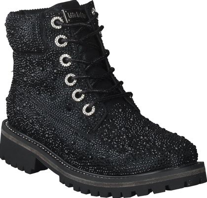 Eddie Rodriguez Damen-Schnürboots 102002970852 (Schwarz)