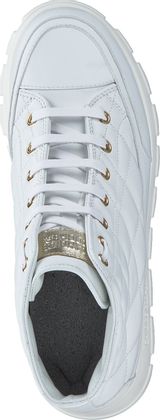 Candice Cooper Damen-Schnürboots aus Leder 102701967750 (Weiß)