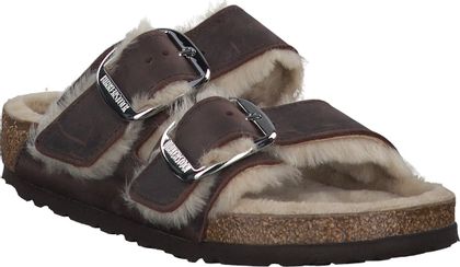 Birkenstock Gefütterte Damen-Hausschuhe 420201969369 (Braun)