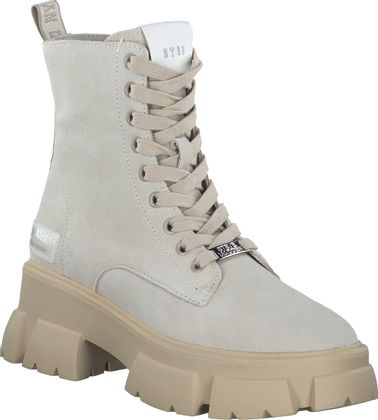 Steve Madden SM NY90 Damen-Schnürboots 102302967543 (Beige)