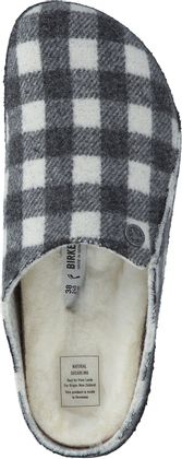Birkenstock Damen-Hausschuhe 420807969400 (Schwarz/Weiß)