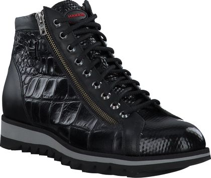 Harris Herren-Schnürboots aus Leder 212005953744 (Schwarz)