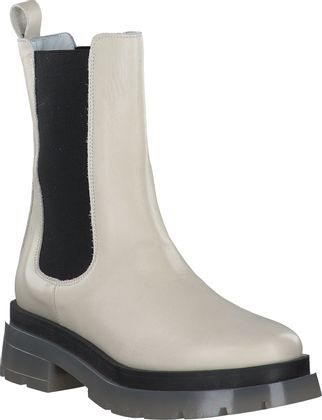 Shirley Mae Chelsea Boots für Damen aus Leder 102441977482 (Grau 