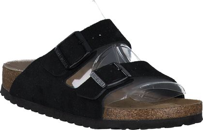 Birkenstock Damen-Pantoletten aus Leder 591002973889 (Schwarz)