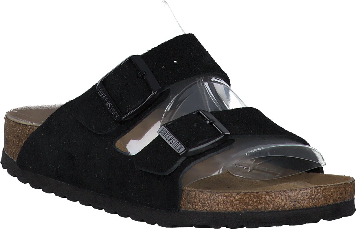 Birkenstock Damen-Pantoletten aus Leder 591002973889 (Schwarz) Bild 01