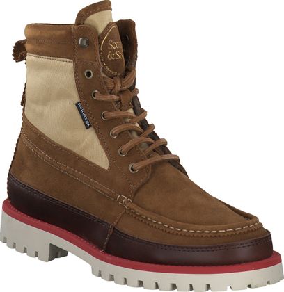 Scotch & Soda Herren-Schnürboots 212222933200 (Braun)