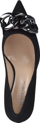Gianni Renzi Klassische Leder-Pumps 122002954068 (Schwarz)