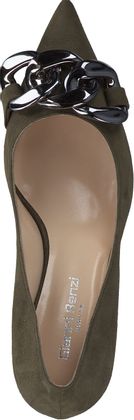 Gianni Renzi Klassische Pumps aus Leder 122602954056 (Oliv)