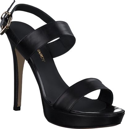 Phillip Hardy NADIA Plateau-Sandalen aus Leder 183001980420 (Schwarz)