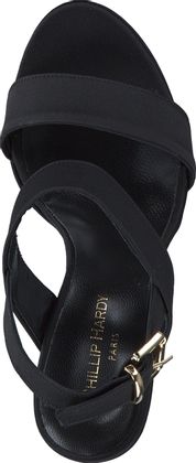 Phillip Hardy Plateau-Sandalen für Damen 183007980444 (Schwarz)