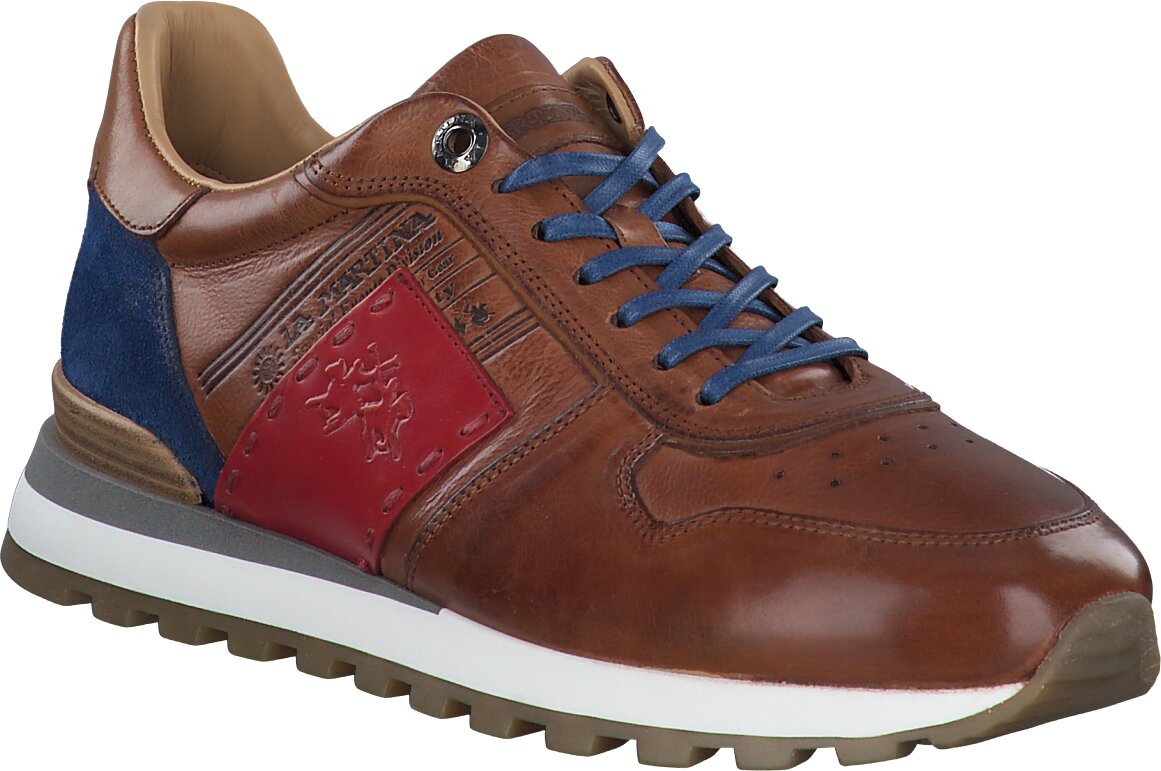 La Martina Herren-Sneaker aus Leder 244221974377 (Braun) online  