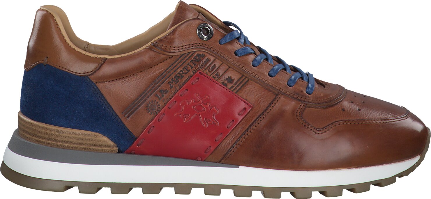 La Martina Herren-Sneaker aus Leder 244221974377 (Braun) online  