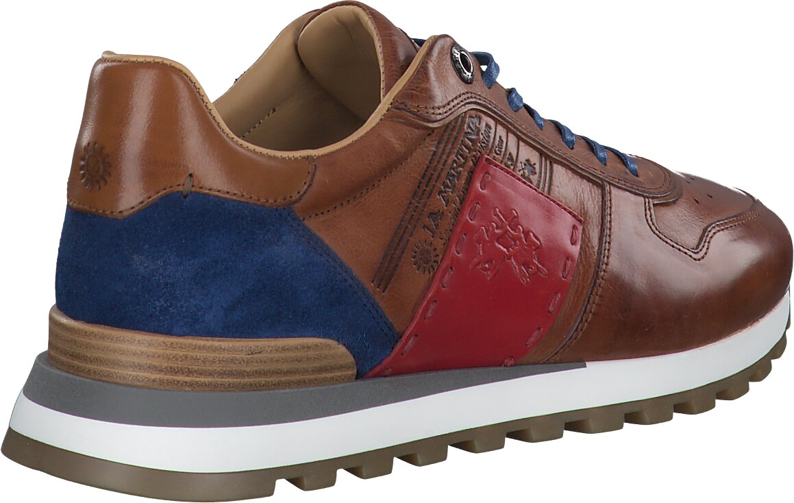 La Martina Herren-Sneaker aus Leder 244221974377 (Braun) online 