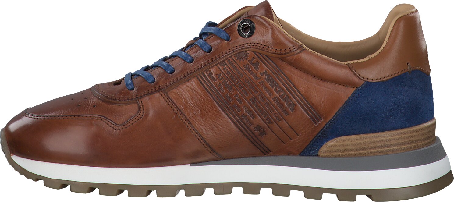 La Martina Herren-Sneaker aus Leder 244221974377 (Braun) online  