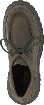 Shirley Mae Damen-Schnürschuhe aus Leder 101692981400 (Oliv)