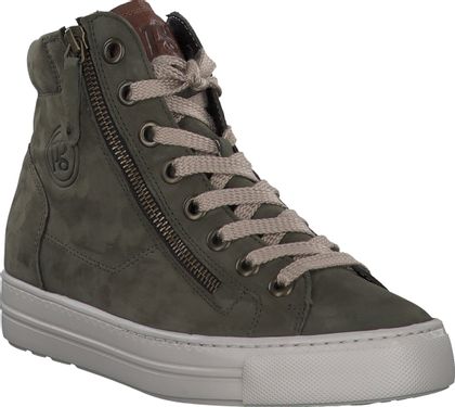 Paul Green High-Top-Sneaker für Damen 102692975977 (Oliv)