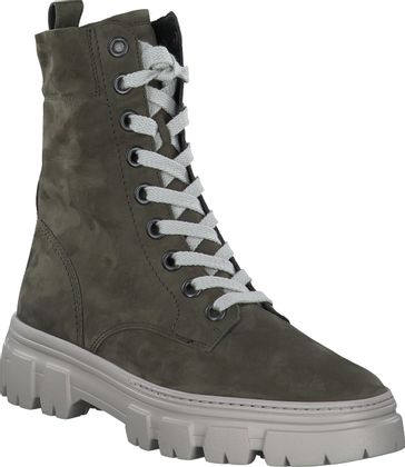 Paul Green Damen-Schnürboots 102692975953 (Oliv)