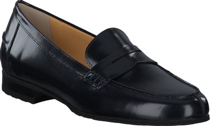 Trumans Damen-Slipper aus Leder 110101979727 (Dunkelblau/Schwarz)