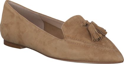 Shirley Mae Damen-Ballerinas aus Leder 103222908733 (Braun)