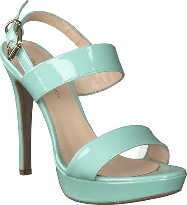 Phillip Hardy Plateau-Sandalen aus Leder 183643980477 (Grün)