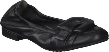 Kennel & Schmenger Damen-Ballerinas aus Leder 103001974122 (Schwarz)