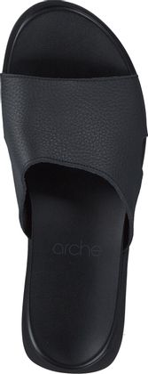 Arche Damen-Pantoletten aus Leder 180001954020 (Schwarz)