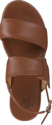 Trumans Damen-Sandalen aus Leder 184221907716 (Braun)