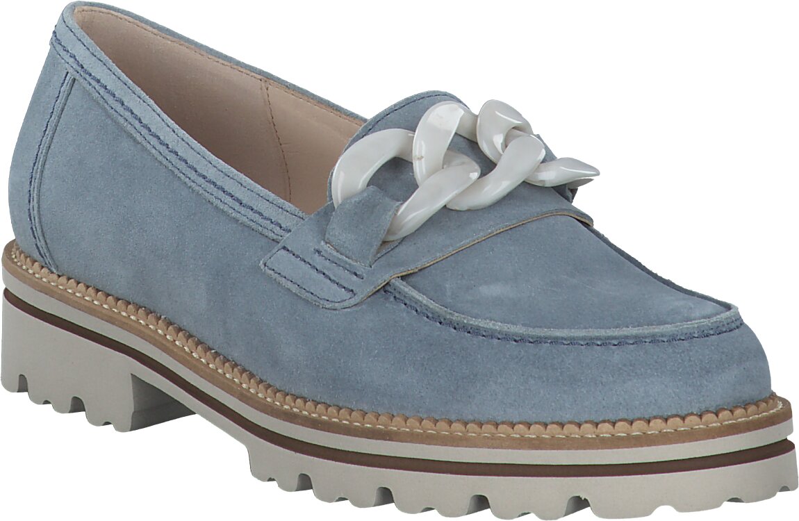 slipper damen blau gabor