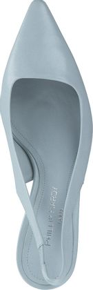 Phillip Hardy Leder-Slingpumps für Damen 131141955796 (Blau)