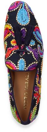 Pedro Miralles Slipper für Damen 103187980602 (Blau/Bunt)