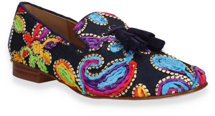 Pedro Miralles Slipper für Damen 103187980602 (Blau/Bunt)