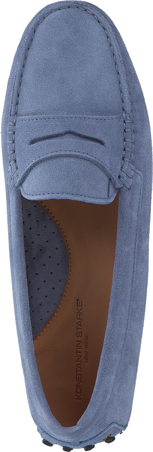 Konstantin Starke Damen-Mokassins aus Leder 100142979799 (Blau 