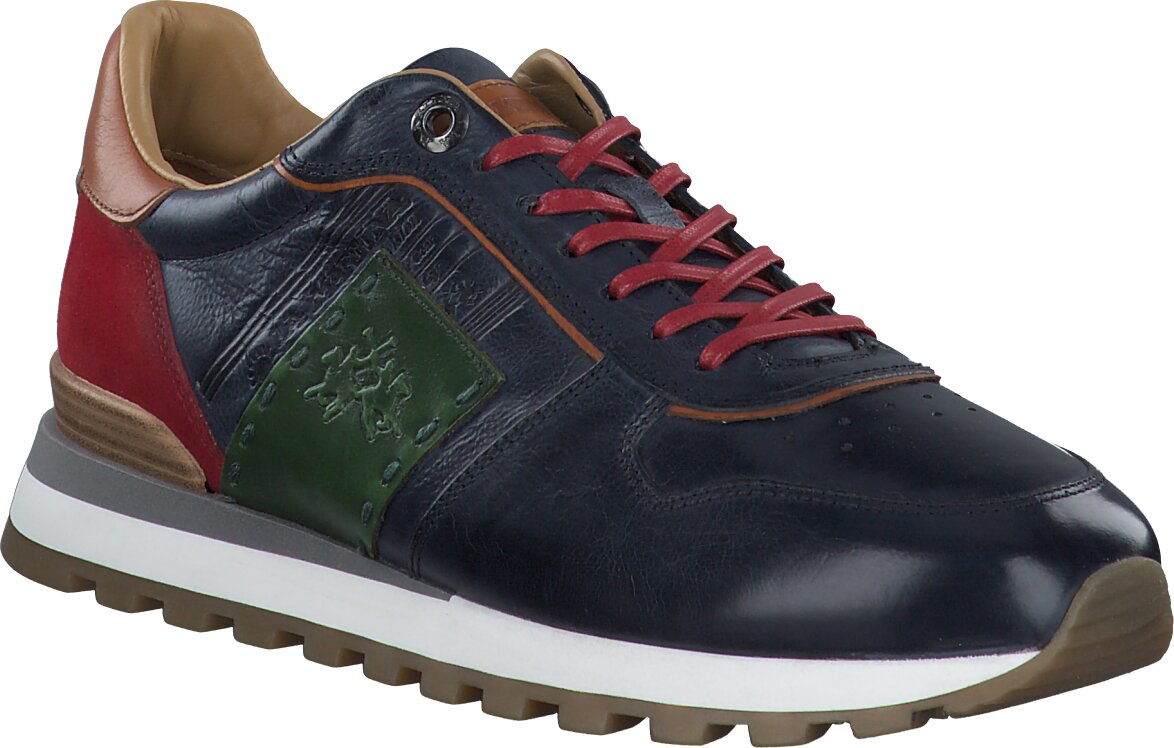 La Martina Herren-Sneaker aus Leder 244101974389 (Blau) online 